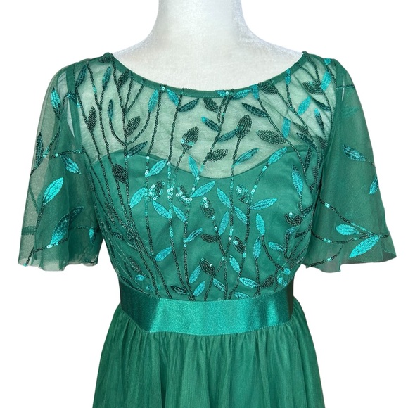 NEW Ever Pretty Evening Dress XL? Sequins Fairy Whimsycore Christmas Party - Picture 7 of 16